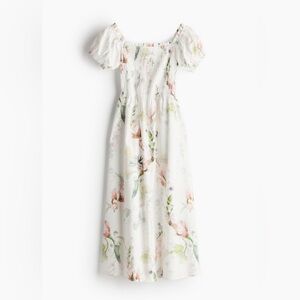 H&M off the shoulder poplin dress